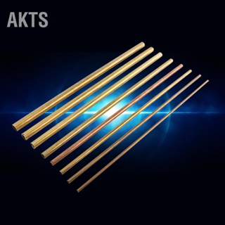 AKTS 1 ชิ้นท่อทองเหลืองท่อท่อรอบเส้นผ่านศูนย์กลางภายนอก 0.6-2 ซม. ความยาว 50 การสร้างแบบจำลอง