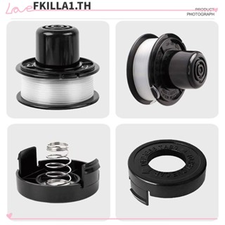 Faccfki ฝาครอบสายเครื่องตัดหญ้า RS-136 4 ชิ้น 682378-02 ฝาครอบม้วนเครื่องตัดหญ้า แบบเปลี่ยน สําหรับสวน Black Decker