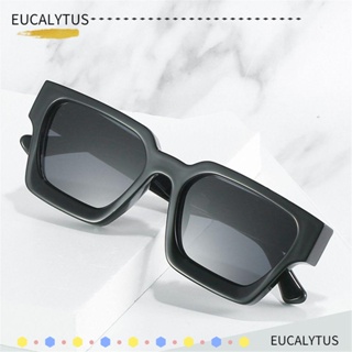 Eutus แว่นตากันแดด แบบหนา สไตล์พังก์ย้อนยุค แฟชั่นสําหรับผู้หญิง