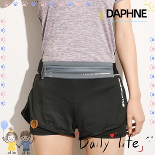 Daphne กระเป๋าคาดเอว ผ้าไลคร่า กันน้ํา เหมาะกับการวิ่ง เข้ายิม ใส่โทรศัพท์มือถือ สําหรับผู้ชาย และผู้หญิง
