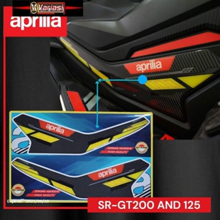สติกเกอร์เรซิ่น Aprilia SR-GT200 Sidepad Aprilia SR-GT200