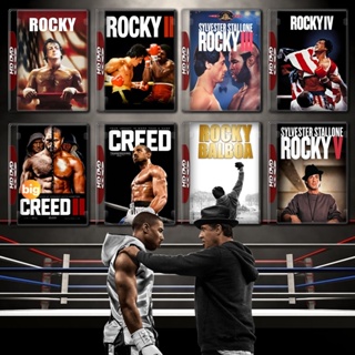 แผ่น DVD หนังใหม่ Rocky ร็อคกี้ ราชากำปั้น ทุบสังเวียน ภาค 1-6 + Creed บ่มแชมป์เลือดนักชก ภาค1-3 DVD Master เสียงไทย (เส
