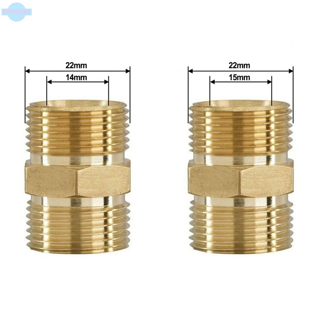 จัดส่ง-24-ชั่วโมง-ใหม่-ข้อต่อท่อทองเหลือง-m22-14-มม-m22-15-มม-ตัวผู้-สําหรับทําความสะอาดรถยนต์