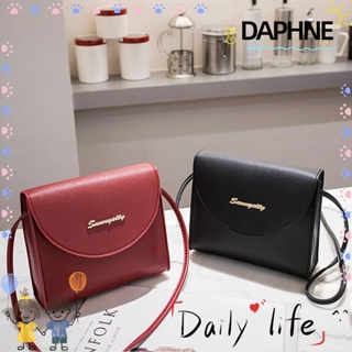 Daphne กระเป๋าสะพายไหล่ กระเป๋าถือแฟชั่น หนัง PU นิ่ม