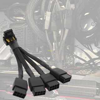 Btsg ตัวเชื่อมต่อสายไฟ GPU 8pin เป็น 16pin 12+4 GPU 8pin PCI-E 5 0 12VHPWR RTX4090 4 ชิ้น