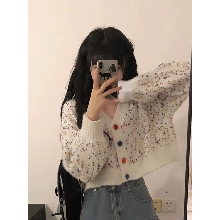เสื้อคาร์ดิแกนกันหนาวลําลอง-คอวี-ผ้าถัก-แบบนิ่ม-แฟชั่นฤดูใบไม้ผลิ-และฤดูใบไม้ร่วง-และฤดูหนาว-สําหรับผู้หญิง