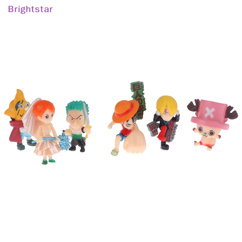 brightstar-ใหม่-โมเดลฟิกเกอร์-อนิเมะ-one-piece-น่ารัก-สําหรับตกแต่งบ้านตุ๊กตา-6-ชิ้น