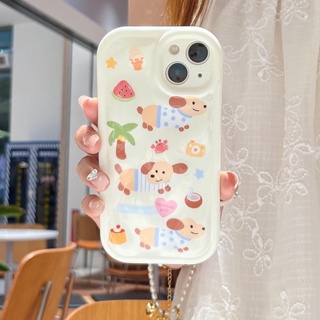 เคสโทรศัพท์มือถือ ลายสุนัขน่ารัก สําหรับ IPhone 14 13 12 11 Pro Max