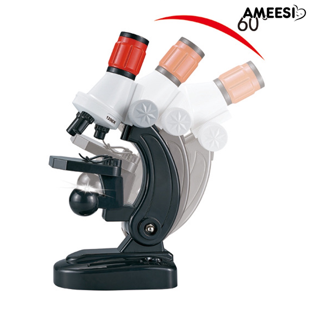 ameesi-กล้องจุลทรรศน์ชีววิทยาศาสตร์-กําลังขยายสูง-100x-400x-1200x-สําหรับเด็ก