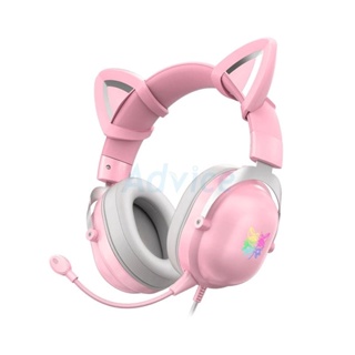 HEADSET (2.1) ONIKUMA X11 GAMING RGB LIMITED EDITION PINK