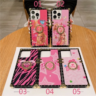 การ์ตูน Barbie คดี for OPPO Realme 5 5i 5s 5Pro 6 6i 6s 6Pro 7i C17 C15 C12 C11 C3 เคสมือถือ Cute Cartoon Cover 360 support love Soft TPU Phone Case