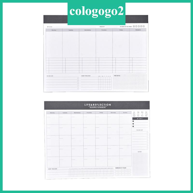 cologogo2-สมุดแพลนเนอร์-แพลนเนอร์รายสัปดาห์-แพลนเนอร์ไม่มีเดท-สําหรับวางแผนงาน