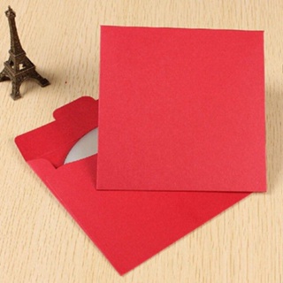 5Pcs Colorful Kraft Paper CD Packaging Bag Envelope Wedding Party Sleeve Bag Clearance sale