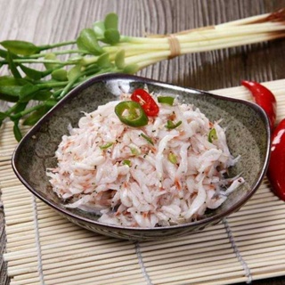 สินค้า กุ้งดองเกลือเกาหลี(แซวูจอท), Korean Salted Shrimp ฟรี Ice Cool Gel