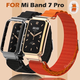สายนาฬิกาข้อมือไนล่อน ยืดหยุ่น แบบเปลี่ยน สําหรับ Xiaomi Mi Band 7 Pro 7pro