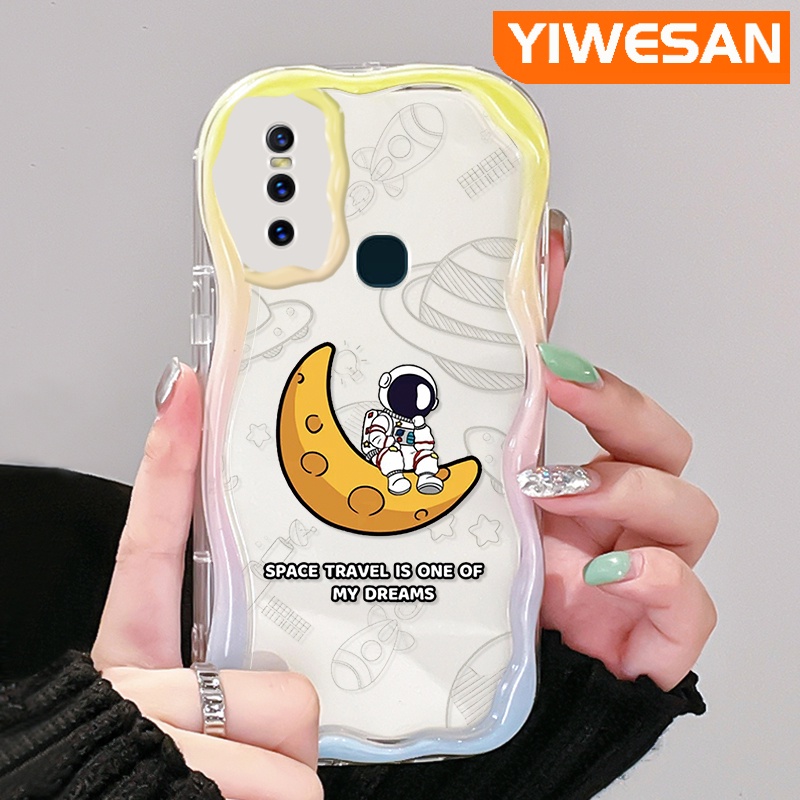 เคสโทรศัพท์มือถือแบบนิ่ม-ใส-กันกระแทก-ลายการ์ตูนอวกาศ-ดวงจันทร์-สําหรับ-vivo-s7-v20-pro-v15-pro