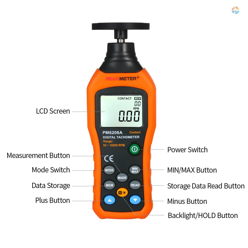 fash-peakmeter-เครื่องวัดความเร็วรอบดิจิทัล-แบบมือถือ-หน้าจอ-lcd-ระยะวัดกว้าง-50-19999rpm