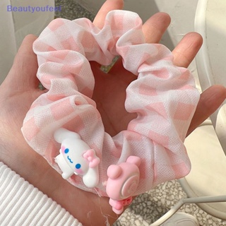 [Beautyoufeel] ยางรัดผม ลายอนิเมะ Sanrio Cinnamoroll น่ารัก สีชมพู สําหรับเด็กผู้หญิง