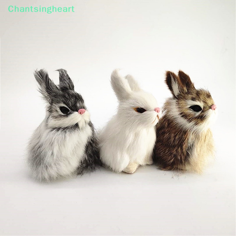 lt-chantsingheart-gt-ตุ๊กตากระต่ายจําลองน่ารัก-ขนฟู-ของขวัญวันเกิด-วันคริสต์มาส-งานแต่งงาน-ตกแต่งบ้าน-เด็ก-ของเล่นตุ๊กตาลดราคา