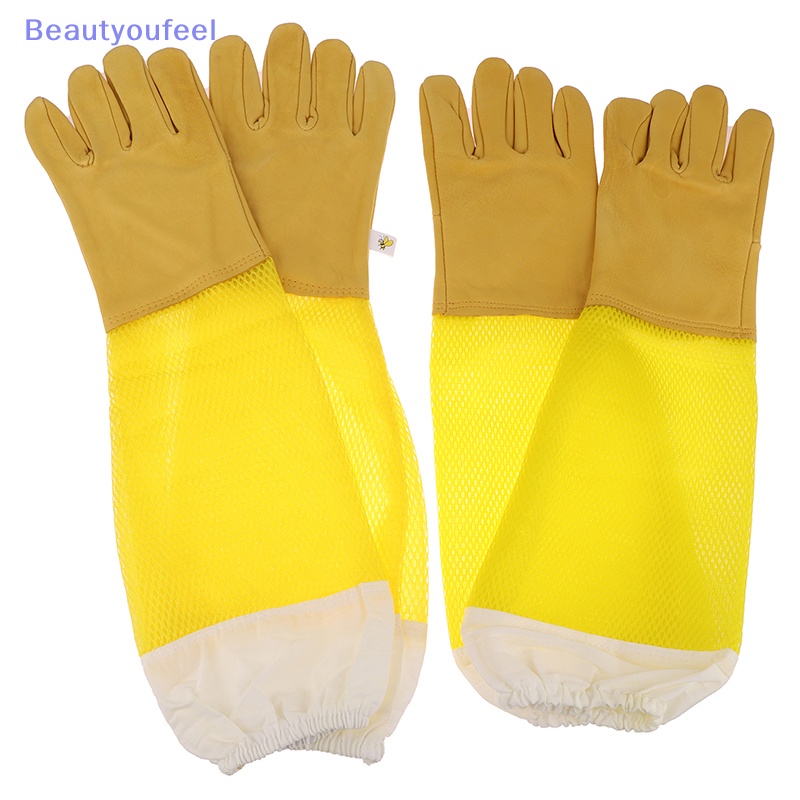 beautyoufeel-ถุงมือยาว-ระบายอากาศ-ป้องกันผึ้ง-สําหรับเลี้ยงผึ้ง-1-คู่