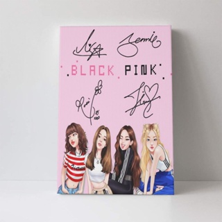 Blackpink ภาพวาดผ้าใบ ศิลปะ ตกแต่งผนังบ้าน โปสเตอร์ศิลปะ ของขวัญสําหรับเด็กชายและเด็กหญิง ห้องนอน