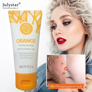 JULYSTAR Mintox Bleaching Whipped Scrub สครับขัดผิวกาย Orange Exfoliating Gel ไวท์เทนนิ่งสกินคลีนซิ่ง