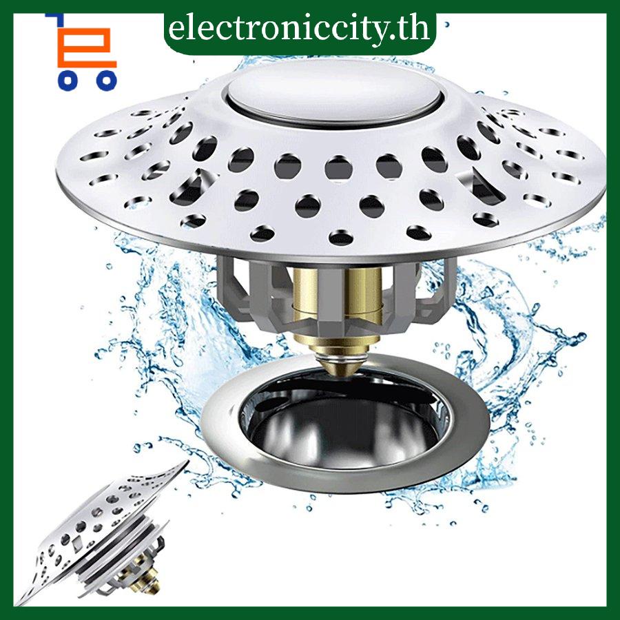 2-in-1-อ่างอาบน้ำ-stopper-pop-up-drain-hair-catcher-anti-rust-dual-filtration-1-4-2-0in-drain-hole-drain-cover