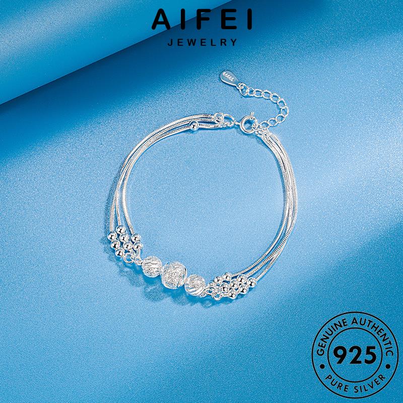 aifei-jewelry-กำไล-แท้-ผู้หญิง-ลูกปัดนำโชค-เงิน-กำไลข้อมือ-silver-925-เกาหลี-ผู้หญิง-เครื่องประดับ-เครื่องประดับ-ต้นฉบับ-แฟชั่น-b239