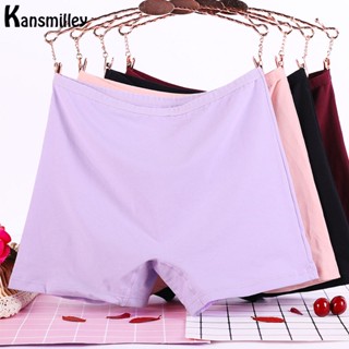 Kansmilley กางเกงชั้นใน ผ้าฝ้าย เอวสูง XL-6XL สําหรับผู้หญิง