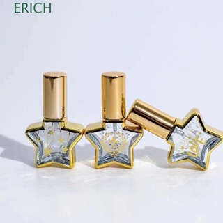 Erich ขวดสเปรย์น้ําหอม รูปดาว สีทอง แบบพกพา เติมได้ หรูหรา