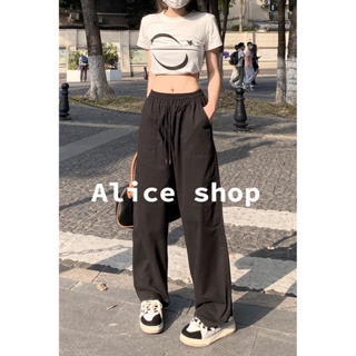 Alice  กางเกงขายาว เสื้อผ้าแฟชั่นผู้หญิง กางเกงคาร์โก  Stylish ทันสมัย Beautiful Trendy A23L0F1 36Z230909