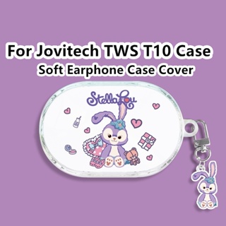 【พร้อมส่ง】เคสหูฟัง แบบนิ่ม แบบใส ลายการ์ตูนหมี สําหรับ Jovitech TWS T10 Jovitech TWS T10
