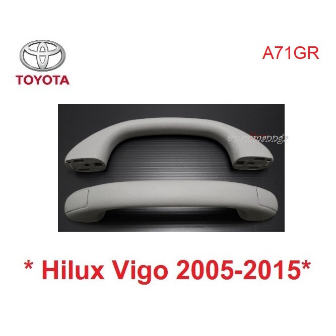 มือโหนหลังคารถ-เทา-toyota-hilux-vigo-2005-2015-โตโยต้า-วีโก้-มือโหน-อะไหล่ภายในรถยนต์-มือโหน-มือดึง-หลังคา-bts