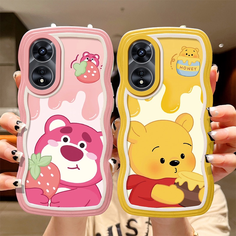 เคส-oppo-reno-8t-5g-เคสโทรศัพท์มือถือแบบนิ่ม-ลายหมีสตรอเบอร์รี่-สําหรับ-oppo-reno-8t-5g-เคส