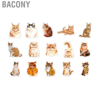 Bacony [Ande Online] Little orange  beautiful day pet sticker words meow series cute handbook diy decoration material stickers 6 types