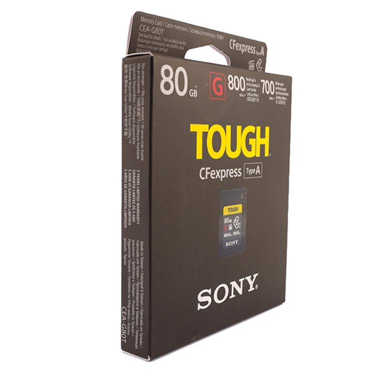 เมมโมรี่การ์ด-sony-80gb-tough-cfexpress-type-a-สําหรับ-a7m4-a7s3-a1-fx3-fx6-fx30-cea-g80t