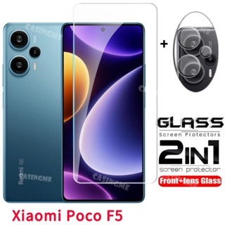 ฟิล์มกระจกนิรภัยกันรอยหน้าจอ เลนส์กล้อง ด้านหลัง สําหรับ Xiaomi Poco F5 F5Pro Poco F5 F5Pro 2023 PocoF5 Redmi Note 12 Turbo Pro