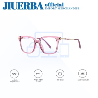 JIUERBA แว่นตา ป้องกันรังสียูวี คุณภาพสูง สไตล์อังกฤษ แฟชั่นใหม่ สําหรับผู้ชาย และผู้หญิง