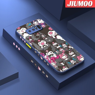 สําหรับ Samsung galaxy Note 8 Note 9 เคสน่ารัก Sanrio Kuromi การ์ตูน บางเฉียบ ฝ้า เคสโทรศัพท์ ซิลิโคนนุ่ม กันกระแทก เคสป้องกัน