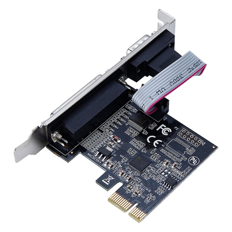 อะแดปเตอร์แปลงการ์ดขยาย-bt-pci-express-rs232-serial-port-com-amp-db25-สําหรับเครื่องพิมพ์