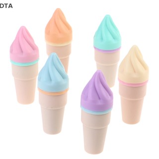 Dta ไอศกรีมคาวาอี้ สีแคนดี้ สําหรับโรงเรียน สํานักงาน 6 ชิ้น ต่อแพ็ก