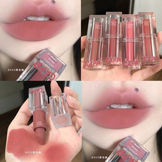 Cappuvini​ Lipstick ลิปแมท ลิปหมุน   เนื้อกำมะหยี่ สีสวย ติดทนนาน เนื้อแมตต์ กันน้ำ✨🎀