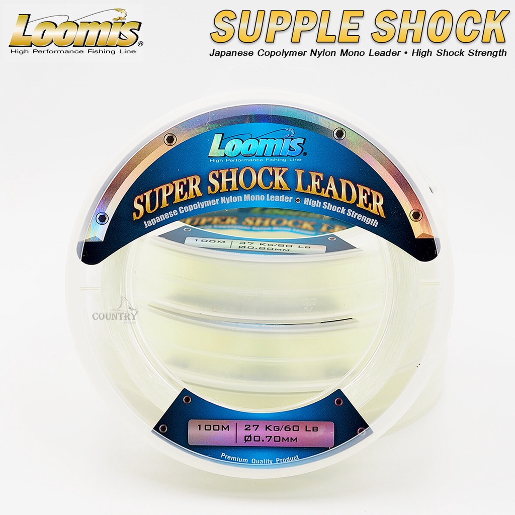 สายช็อคลีด-loomis-super-shock-leader-line-100m