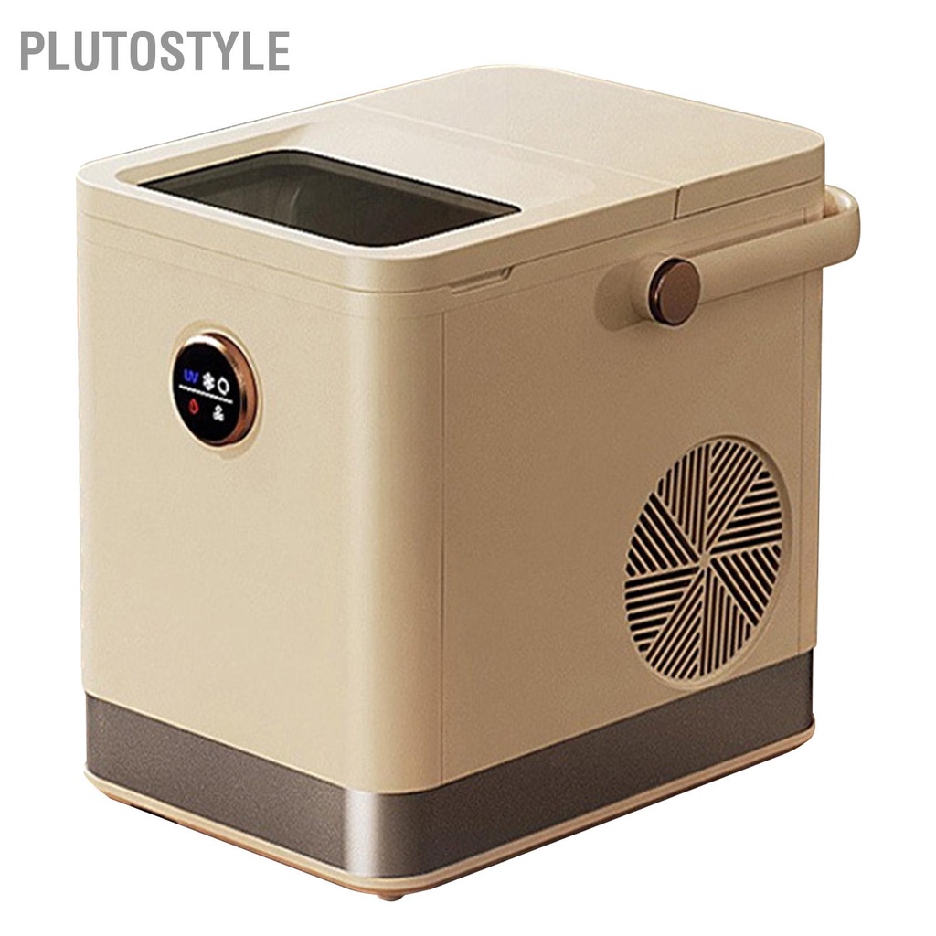 plutostyle-เครื่องทำน้ำแข็งไฟฟ้าพร้อมที่จับเครื่องทำน้ำแข็งเสียงรบกวนต่ำอัตโนมัติเต็มรูปแบบสำหรับปลั๊ก