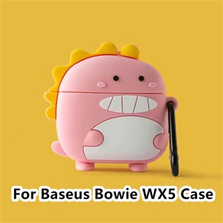 【ลดราคา】เคสหูฟัง แบบนิ่ม ลายการ์ตูนน่ารัก สําหรับ Baseus Bowie WX5 WX5