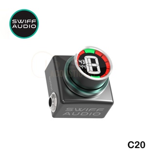 Swiff AUDIO C20 จูนเนอร์ปรับแต่งเสียงกีตาร์ เบส HD หน้าจอ LED A4 430-449Hz