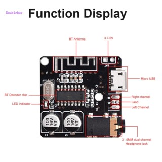 Doublebuy บอร์ดรับสัญญาณบลูทูธ V5 0 3 5 มม. DIY