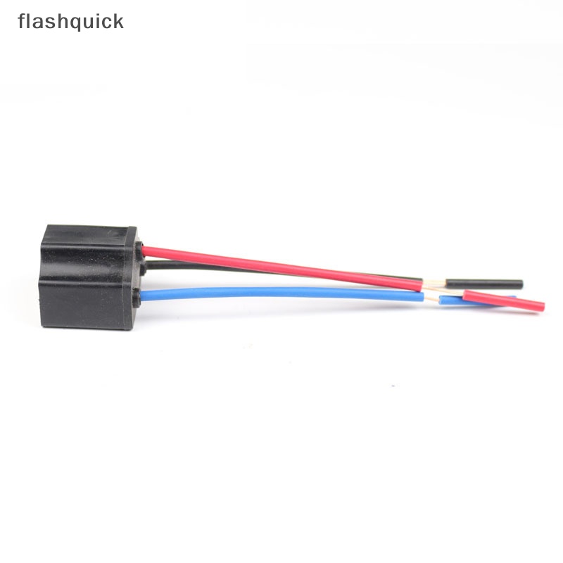 flashquick-h4-สามรู-สายไฟเซรามิค-สายไฟหน้ารถ-หลอดไฟ-โคมไฟ-สายไฟ-ซ็อกเก็ต-ปลั๊ก-ดี