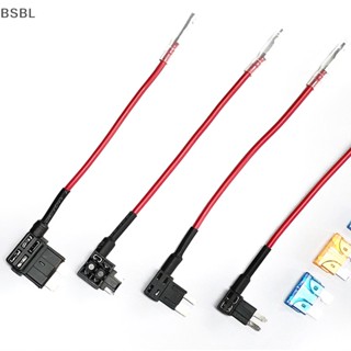 Bsbl อะแดปเตอร์ฟิวส์ฟิวส์ 12V Add-a-circuit TAP Micro Mini Standard Ford ATM APM Blade Auto Fuse พร้อมฟิวส์ 10A Blade Car Fuse พร้อมที่วาง BL