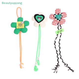 [Beautyupyang] เข็มกลัดผ้าฝ้าย รูปดอกไม้น่ารัก สามมิติ DIY สําหรับตกแต่งภายในรถยนต์
